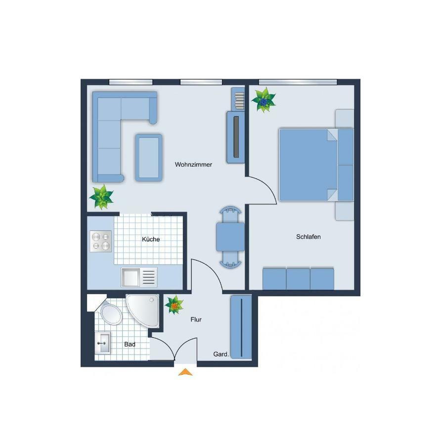 Le-Citywohnung-Ii Leipzig Eksteriør billede